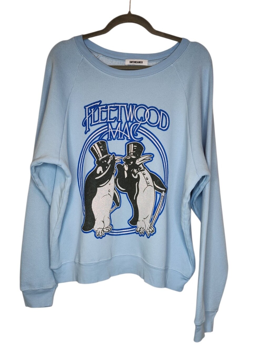 Daydreamer Feetwood Mac Blue Sweatshirt Size Medium